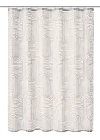 Kleine Wolke Duschvorhang Linja 180 x 200 cm, Cream - Produkttyp: Duschvorhang - Detailfarbe: Cream - Breite: 180 cm - Höhe: 200 cm - Detailmaterial: Poly-Ethylen-Vinylacetat (PEVA) - Grundmaterial: Kunststoff