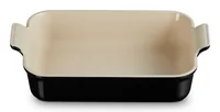 Le Creuset Auflaufform Tradition, 32 cm Eckig, Schwarz glanz - Materialtyp: Keramik - Material: Steinzeug - Detailfarbe: Schwarz glanz - Set: Nein - Form: Eckig