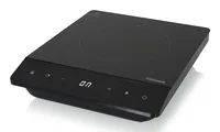 Tristar Kochplatte IK-6161 2000 W - Kochfeldtyp: Induktion - Anzahl Herdplatten: 1 - Breite: 30 cm - Höhe: 8 cm - Ausstattung: Überhitzungsschutz - Topferkennung - Kindersicherung - Timer-Funktion - Kontrollleuchte - Eingangsspannung: 230 V