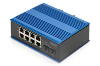 Digitus DN-651151 Netzwerk-Switch Unmanaged Gigabit Ethernet (10/100/1000) Power over Ethernet (PoE) Schwarz, Blau