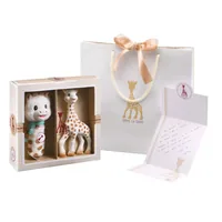 Sophie la girafe Geschenkset Spielfigur und Rassel - Material: Textil - Naturkautschuk - Detailfarbe: Mehrfarbig