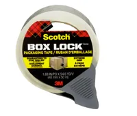 SCOTCH Verpackungsband 48mmx50m 3950-RD kristallklar 3 Rollen