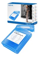 Logilink HDD Schutz-Box für 1x 8.9cm 3,5 blau wasseresist
