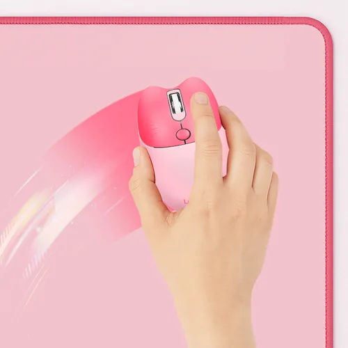 Logilink 70x30 cm XXL Schreibtischunterlage, pink