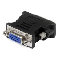 StarTech.com DVI auf VGA Adapter - St/Bu - Schwarz - DVI zu VGA Konverter / Monitoradapter - VGA-Adapter - DVI-I (M)