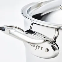 De Buyer Affinity Bratentopf Edelstahl mit Deckel 28 cm