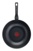 Tefal Wok XL Force 28 cm - Material: Aluminium - Pfannentyp: Wok - Kompatible Kochfelder: Glaskeramik - Gas - Elektro - Antihaftbeschichtung: Ja - Detailfarbe: Schwarz - Set: Nein