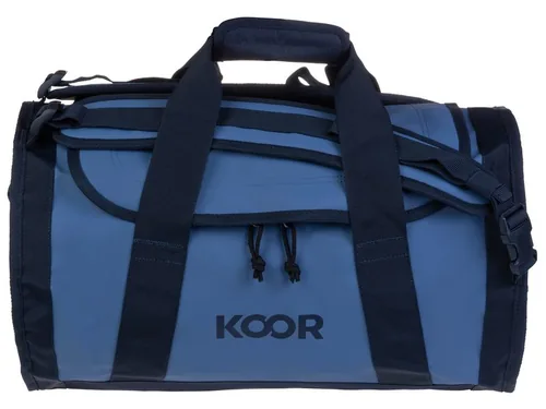 KOOR Duffle Bag Sooma 30 l, Blau - Breite: 30.5 cm - Höhe: 40 cm - Tiefe: 50 cm - Volumen: 30 l - Farbe: Blau - Material: Recycled PET