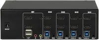 Inter-Tech IPC KVM Switch AC-42HUS HDMI, 4K60Hz
