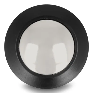 Drucktaster zum Einbau 16 mm 2 x Schraubklemme Taster gewölbt Kunststoff Snap in Montage