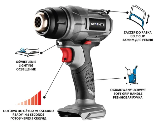 Graphite 58G082 heat gun