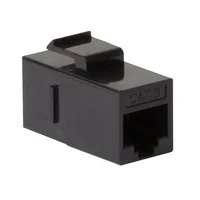 Logilink Keystone Kupplung 2X RJ45 UTP 14.5mm, Cat.6, schw.