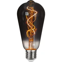 Star Trading Lampe LED Grace Smoke, 3 W, E27, Warmweiss (WW) - Energieeffizienzklasse EnEV 2020: Keine - Lampensockel: E27 - Farbtemperatur Kelvin: 1800 K - Gesamtleistung: 3 W - Dimmbar: nicht dimmbar - Zusätzliche Ausstattung: Keine
