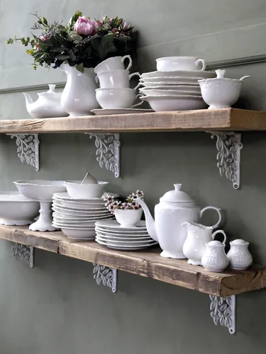 Chic Antique Eierbecher Provence, Weiss - Material: Porzellan - Detailfarbe: Weiss - Spülmaschinenfest: Nein