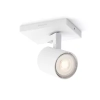 Philips Aufbauspot myLiving Runner 53090/31/P0 Weiss - Leuchten Kategorie: Wandleuchte - Betriebsart: Netzbetrieb - Lampensockel: GU10 - Farbtemperatur Kelvin: 2700 K - Gesamtleistung: 50 W - Farbwiedergabeindex CRI: 80