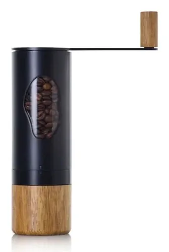 AdHoc Kaffeemühle Mrs. Bean Braun/Schwarz - Detailfarbe: Braun - Schwarz - Ausstattung: Mahlfunktion - Mahlwerk: Manuelles Mahlwerk - Fassungsvermögen: 48 g