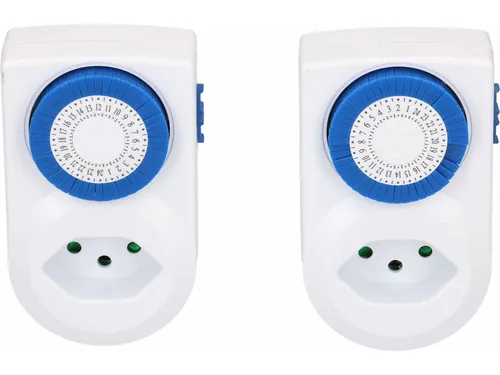 Max Hauri AG 131845 electrical timer Blau, Weiß Täglicher Timer