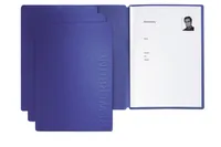 PAGNA Bewerbungsmappe Solo A4 22006-02 blau 5mm