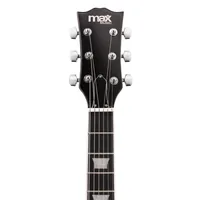 MAX E-Gitarre GigKit LP Style Rot - Gitarrenkoffer / Gigbag: Gigbag - Hals: Linde - Tonabnehmerbestückung: HH - Gitarrensteg: Fix Hardtail - Leistung AMP: 0 W - Set: Ja
