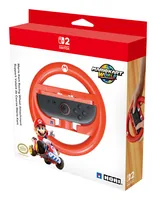 Hori Lenkrad Mario Kart Wheel Attachment – Mario [NSW2/NSW] Rot - Plattform: Nintendo Switch - Nintendo Switch 2 - Verbindungsmöglichkeiten: Keine - Controller Typ: Lenkrad - Detailfarbe: Blau - Rot