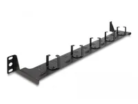 Delock 48.30cm 19"" LWL Rangierpanel 1 HE schwarz