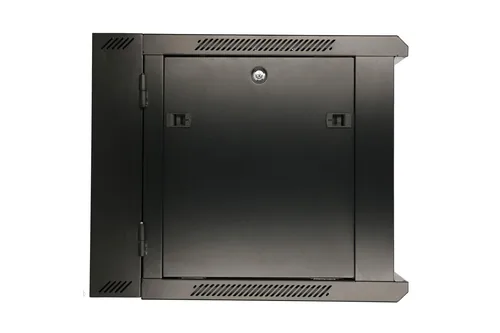 Extralink 6U 600X600 AZH WALL-MOUNTED RACKMOUNT CABINET SWING TYPE BLACK Rack monté sur le mur Noir