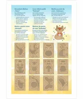 URSUS Stickset Kreuzstich Tiere 14.5 x 20 cm, 24 Stück - Detailfarbe: Braun - Produktart: Stickkarton
