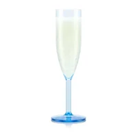 Bodum Outdoor-Champagnerglas Oktett 120 ml, Blau, 4 Stück - Produkttyp: Champagnerglas - Material: Kunststoff - Biologisch abbaubar: Nein - Nachhaltigkeit: Nicht angegeben - Set: Ja - Zusammenklappbar: Nein