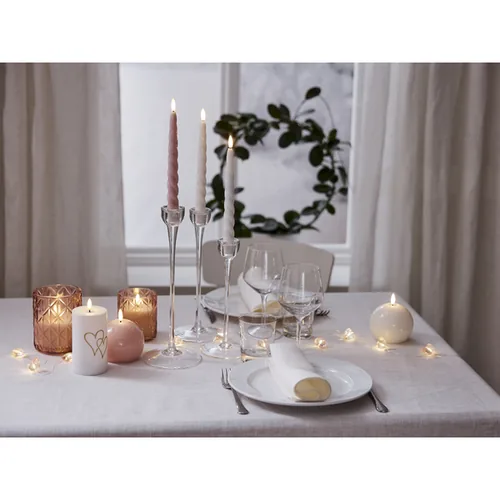 Star Trading LED Dinner Candle 2 Pack Flamme Shine Pink