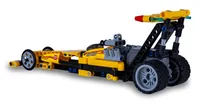 Jamara CaDA Drag Racing 1:24 Bricks gelb