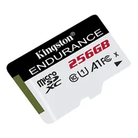 High Endurance 256 GB microSDXC (weiß/schwarz, UHS-I U1, Class 10, A1)