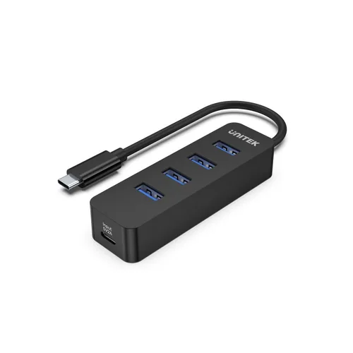 UNITEK HUB USB-C 4XUSB-A 3.1, ACTIVE, 10 WATT,H1117B