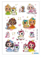 Herma Stickers Motivsticker Magic Prinzessin 10 Stück Mehrfarbig - Motiv: Prinzessin