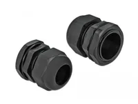 Delock Kabelverschraubung PG25, 35 mm 10 Stück, Schwarz - Gewindetyp: PG25 - Material: Kunststoff