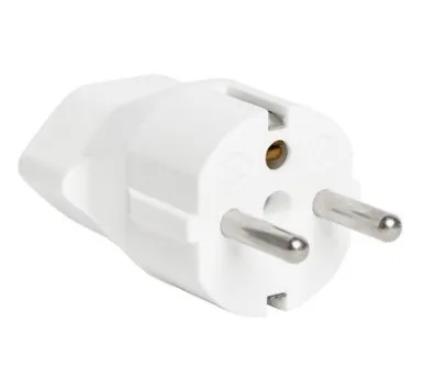 Schönenberger Reiseadapter CH – Schuko, Weiss - Anzahl Pole: 3-polig (geerdet) - USB Ladeanschluss: 0 - Adapter Dose: Schweiz - Adapter Stecker: Europa - Deutschland