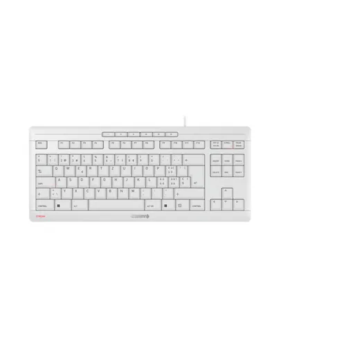 CHERRY STREAM TKL keyboard Universal USB QWERTZ Swiss White