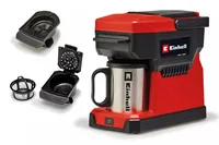Einhell Filterkaffeemaschine TE-CF 18 Li-Solo Rot - Detailfarbe: Rot - Anzahl Tassen: 1 - Ausstattung: Abnehmbarer Wassertank - Anti-Rutsch-Füsse