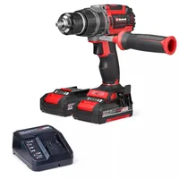 Einhell Professional Akku-Schlagbohrschrauber TP-CD 18/70 Li-i BL (2 x 2.0Ah) - Produktkategorie: Schlagbohrschrauber - Werkzeugaufnahme: Diverse - Ausstattung: Mit 2 Akkus - 1 Ladegerät & Koffer - Set: Nein - Kapazität Wattstunden: 36 Wh - Akkusystem: Ei