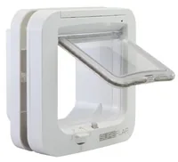 SureFlap Freilauftür mit Mikrochip-Erkennung weiss - Produkttyp: Freilauftüren - Tierart: Katze - Detailfarbe: Weiss - Material: Kunststoff