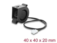 DELOCK RadiallüfterLüftergebläse 12V DC 40x40x20mm 3 Pin
