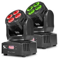 BeamZ Moving Head MHL36 Set - Typ: Moving Head - Leuchtmittel: LED - Ausstattung: Inkl. Transporttasche - DMX-fähig - Funktionen: Wash