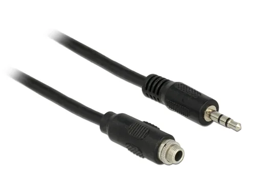 Delock Kabel Klinke 3 Pin 3,5 mm Stecker > Buchse 1 m