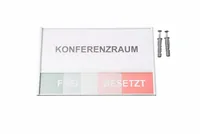 BEREC Türschild 108x180mm 314.077 Alu, Frei-Besetzt