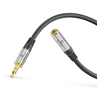 sonero Audio-Kabel 3.5 mm Klinke - 3.5 mm Klinke 0.5 m - Kabeltyp: Verlängerungskabel - Audioanschluss Seite A: 3.5 mm Klinke - Audiokanäle: Stereo - Audioanschluss Seite B: 3.5 mm Klinke - Detailfarbe: Schwarz - Länge: 0.5 m