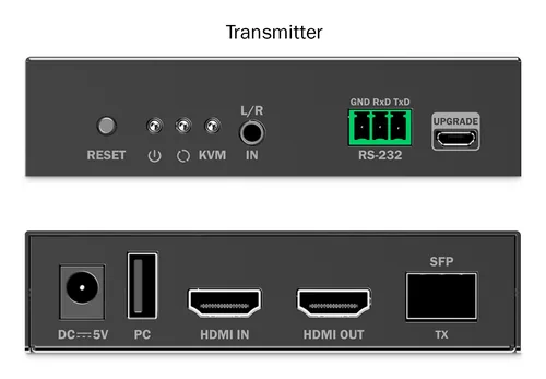 Digitus DS-55348 estensore KVM Trasmettitore e ricevitore