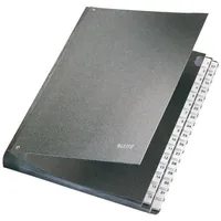 Leitz Pultmappe 1-31 Schwarz - Typ: Pultmappe - Ausstattung: Fächer - Detailfarbe: Schwarz - Material: Pappe