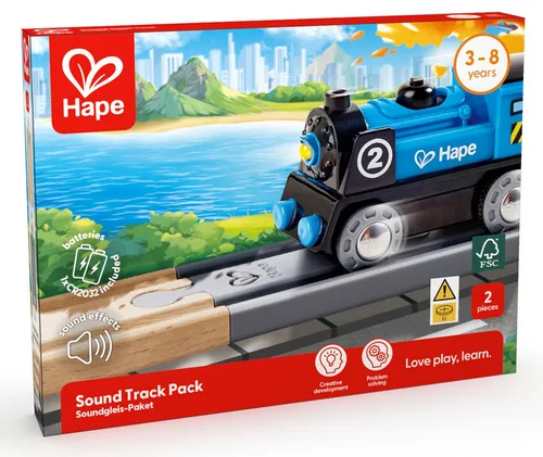Hape Eisenbahn Soundgleis-Paket - Kategorie: Eisenbahn-Sets - Altersempfehlung ab: 3 Jahren - Material: FSC®-Holz - Eigenschaften: Keine Eigenschaft - Zertifikate: Keine Zertifizierung