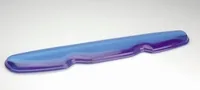 ROLINE Handauflage fuer Tastatur Silikon transparent blau