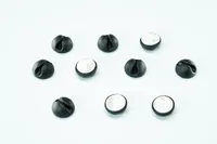 Schönenberger Beans Kabelhalterungen, Ø 15 mm, Schwarz - Ausstattung Kabelmanagement: Keine - Produkttyp: Kabelbinder-Befestigungssockel - Verpackungseinheit: 10 Stück - Material: Kunststoff - Detailfarbe: Schwarz