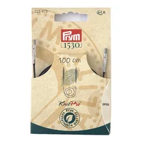 Prym 1530 Seil und Zubehör für Rundstricknadeln, 100 cm - Produkttyp: Seil - Material: Kunststoff